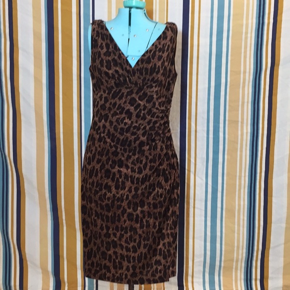 Ralph lauren leopard dress Clearance